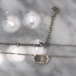 Kendra Scott Elisa Necklace in Clear